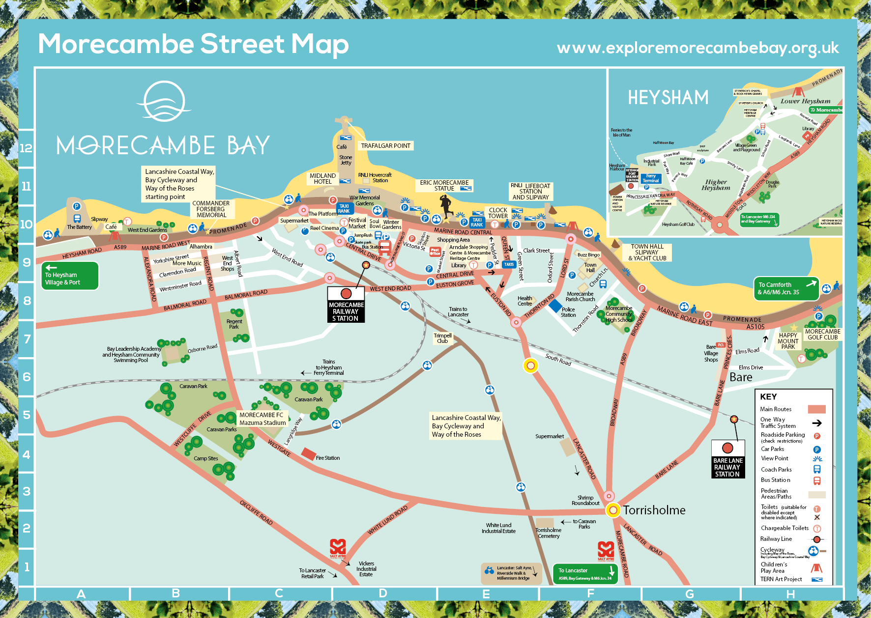 Morecambe Street Map | Visit Morecambe Bay